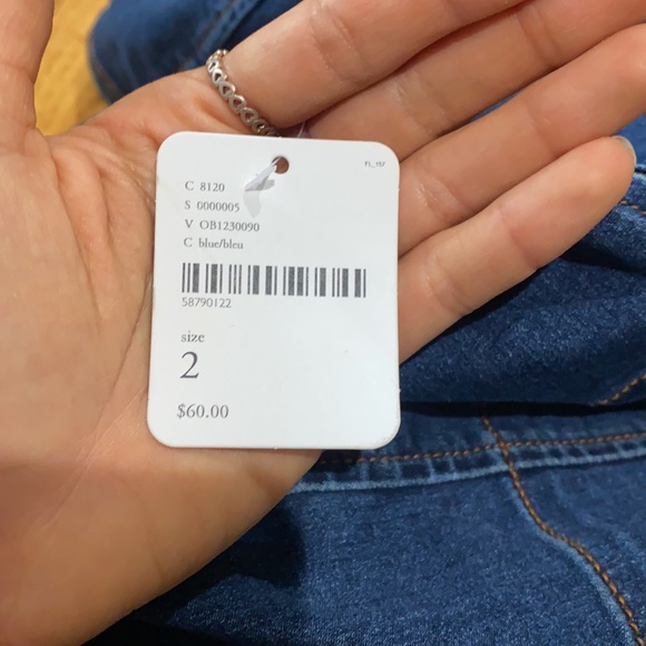 Brand new denim free people skirt - Picture 5 of 5